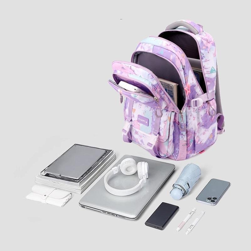 Школьная сумка-тележка Школьные сумки на колесиках Студенческий рюкзак 6 колес (34*20*47СМ)ZRY5193