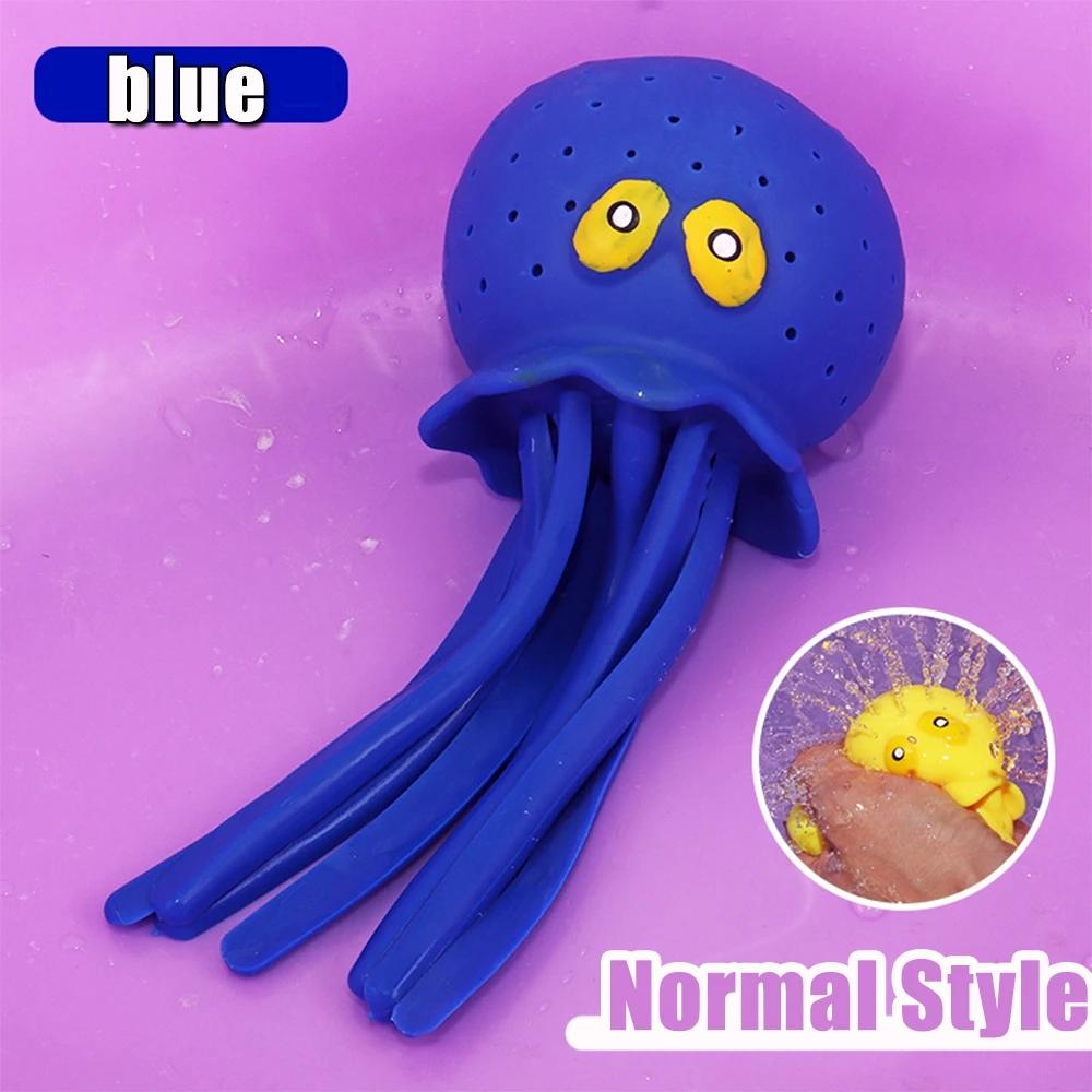 4 Colors Sponge Absorbent Octopus Baby Bath Toys Squeezing Stress Relief Toys Summer Swimming Pool Play Water Toy for Children