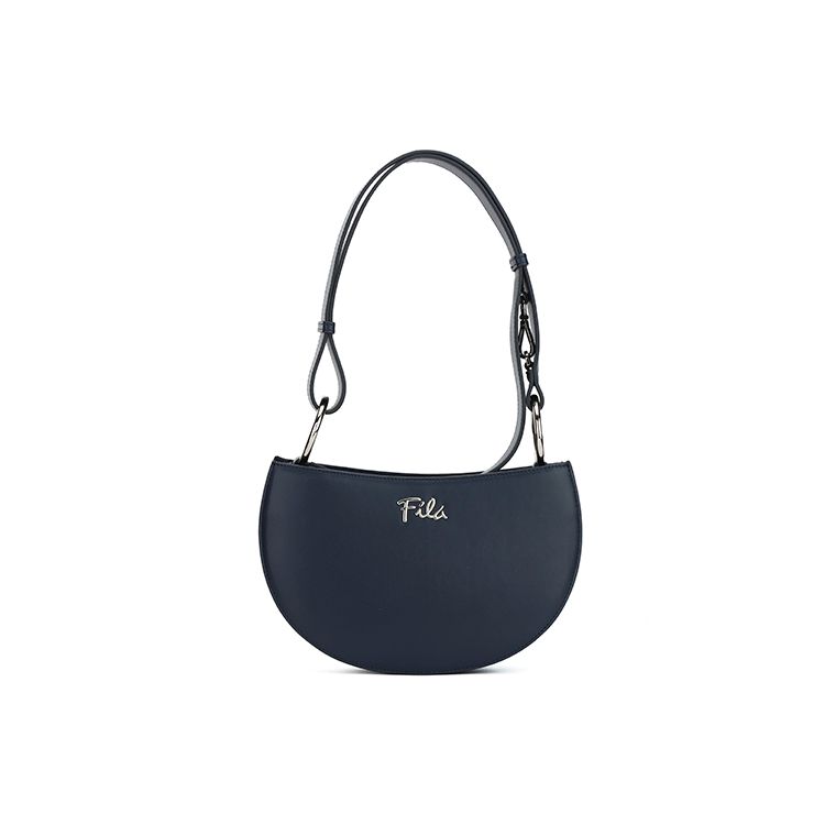 FILA Fashion Casual Versatile Fabric Underarm Shoulder Bag Women bags Legendary-Blue F13W211165F-NV