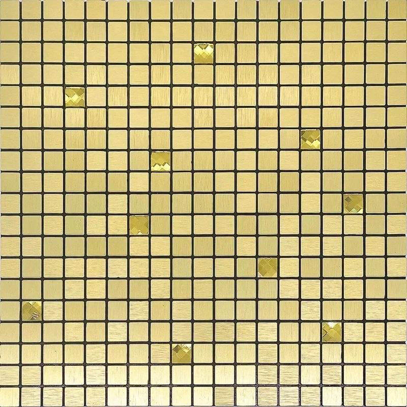 3D европейская гладкая металлическая мозаика настенная наклейка самоклеящаяся плитка кухня ванная комната бар гостиная ТВ фон настенный декор палка