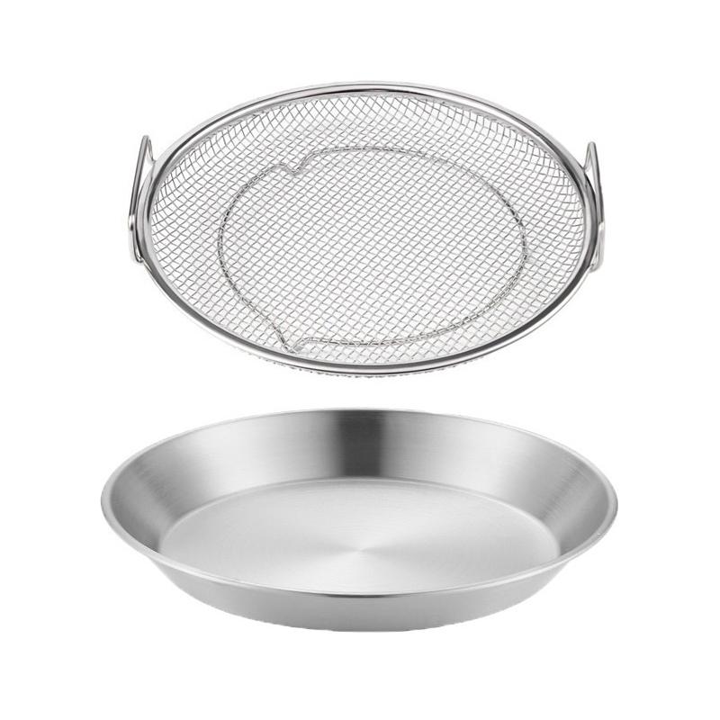 Kitchen Oil Strainer Pan Stainless Steel Frying Oil Strainer Pan Fine Mesh Strainer Basket For Frying Bbq Food French Fries