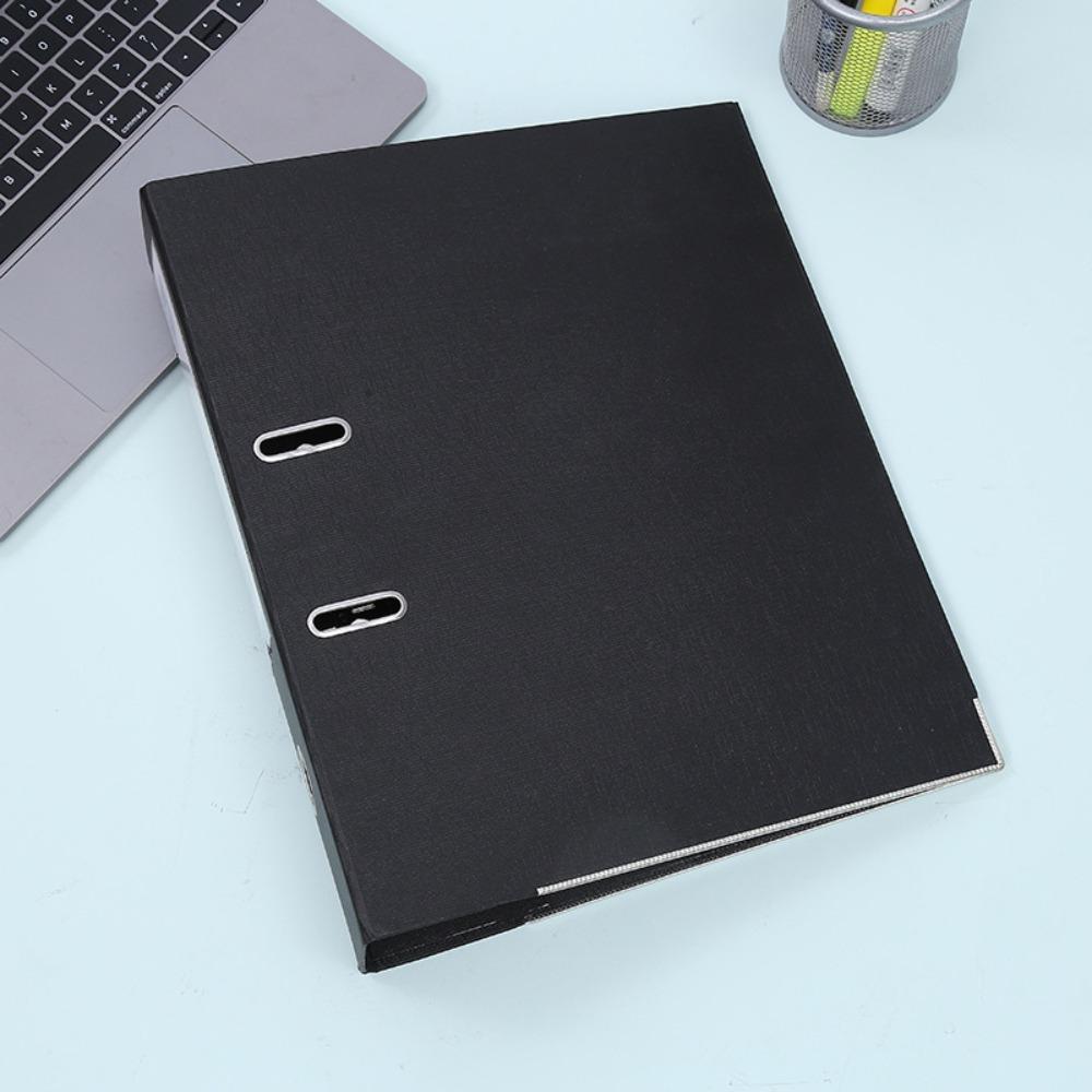 High Capacity A4 Binder Folders Lever Arch Two Hole Binder Portable Binder Cover  Office Supplies