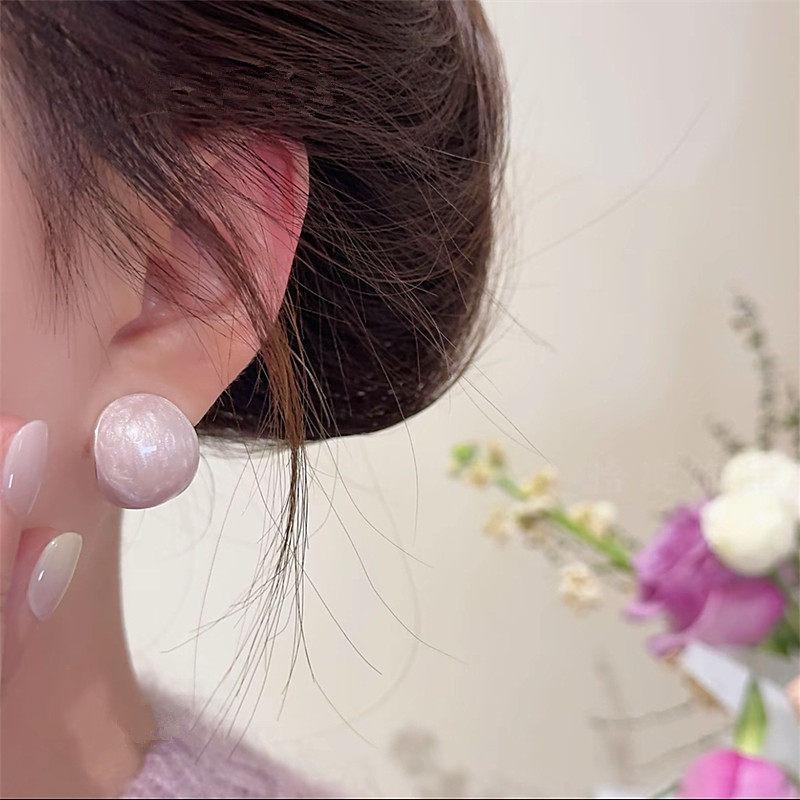 Серебряные серьги-клипсы овальной формы с каплями масла, изысканные и милые, универсальные серьги, ощущение высокого качества, свежие и красивые серьги