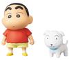 UDF Ultra Detail Figure No. 674 Crayon Shin-chan Series 4 Shin-chan and Shiro (Early Version) Approximately 70mm Tall Pre-painted Complete Figure