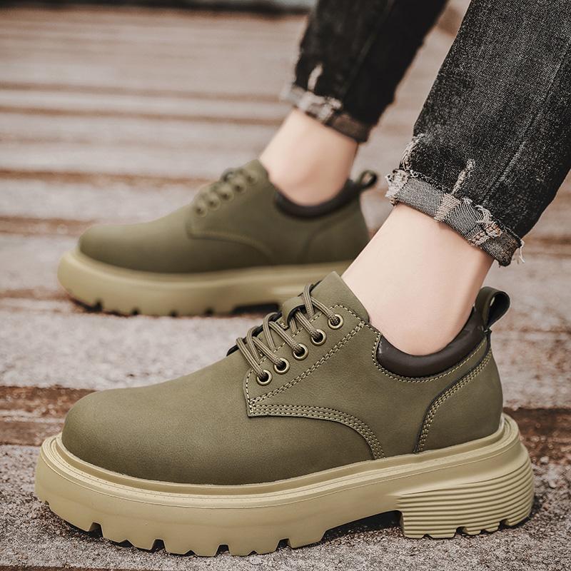 Fashion Luxury and Trendy Men's Thick Soled Shoes Minimalist and High-quality Styles Leisure Party Business and Office Lace Up Shoes