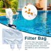2 Pcs Pool Cleaner Filter Bag for Polaris Pool Cleaner 280/480 Models Fine Mesh High-Efficiency Filtration Precise Fit Pool Maintenance Supplies
