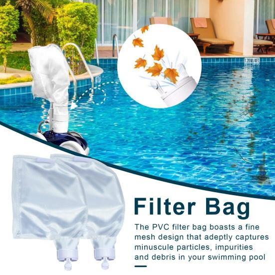 2 Pcs Pool Cleaner Filter Bag for Polaris Pool Cleaner 280/480 Models Fine Mesh