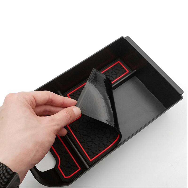 For Toyota RAV4 XA50 2019 2020 2021 2022 2023 2024 ABS Car Central Armrest Storage Box Center Console Flocking Organizer Tray