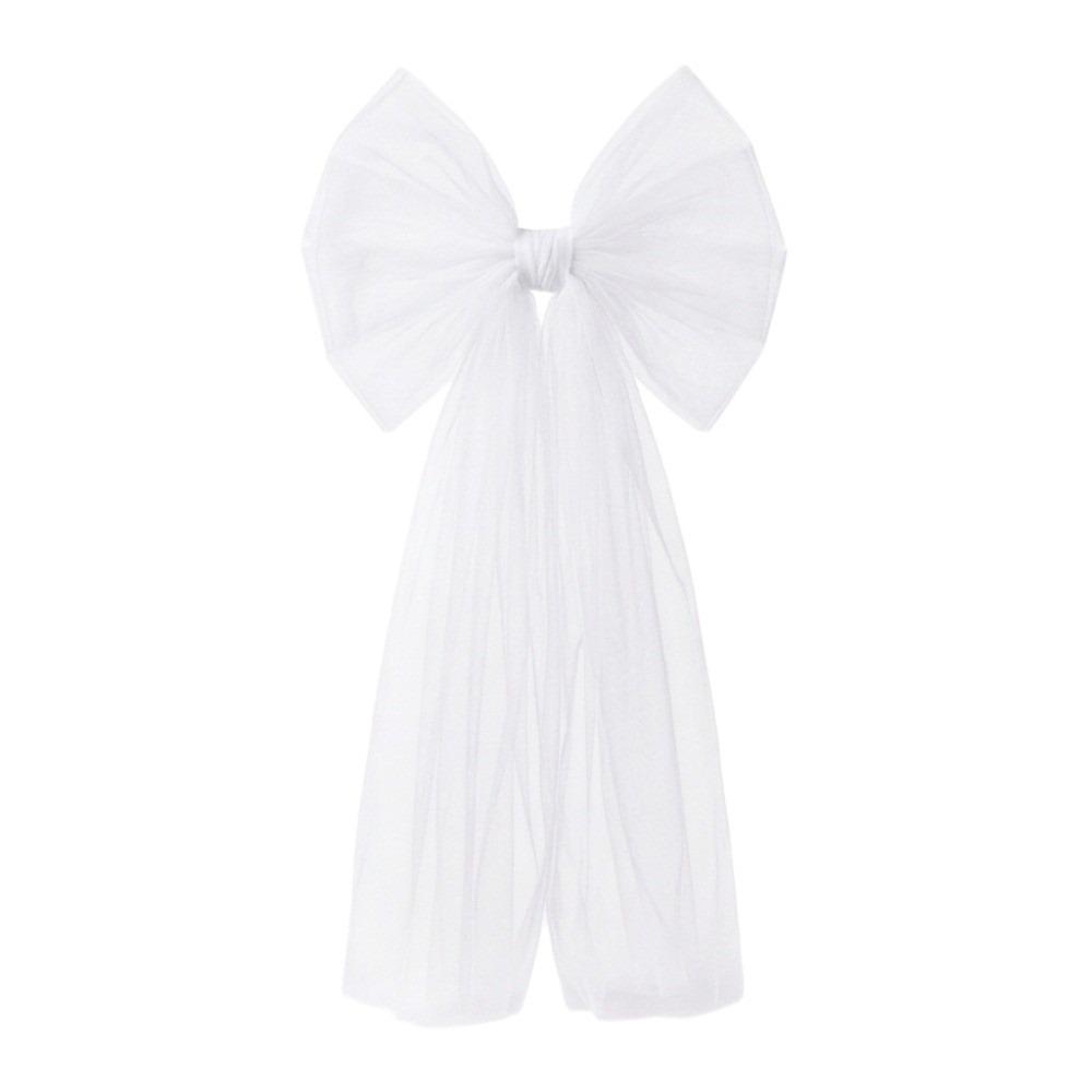 Solid Color Christmas Tree Topper Bow Soft Draping Christmas Wreaths Bow Christmas Tree