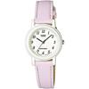 CASIO Analog Watch Chipkashi Cheap Casio LQ-139L-6B Pastel Purple Leather Belt Round Face Ladies Overseas Model