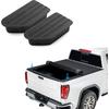Крышки карманов колышков Shademax Подходят для -2024 2025 2026 GMC Sierra и Chevy Silverado Аксессуары Заглушки отверстий рельсов кузова пикапа Крышки карманов колышков Крышка