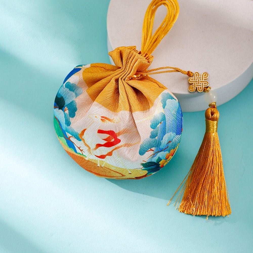 Chinese Style Zongzi Sachet Printing Women Jewelry Bag Zongzi Car Pendant Empty Sachet  Gifts
