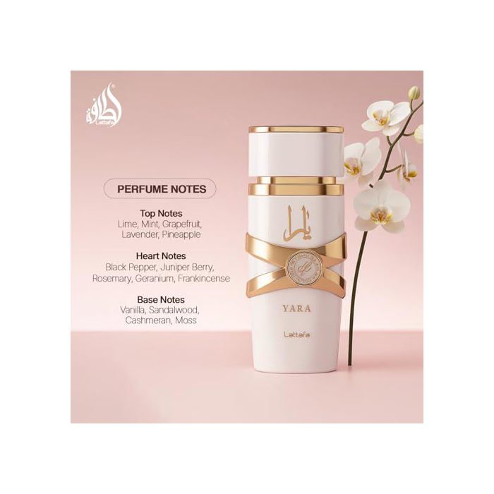 Духи - Lattafa - YARA MOI BLANC - 100 мл - Eau de Parfum - Oriental Amber Gourmand