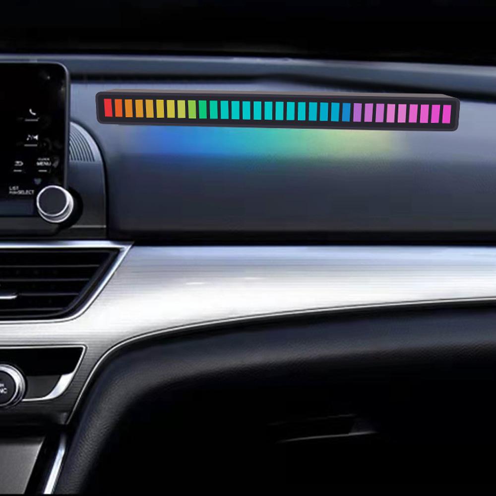 RGB музыкальное управление звуком, светодиодная подсветка, управление приложением, звукосниматель, голосовая активация, ритм-подсветка, цветная окружающая светодиодная подсветка, окружающая подсветка, НОВИНКА