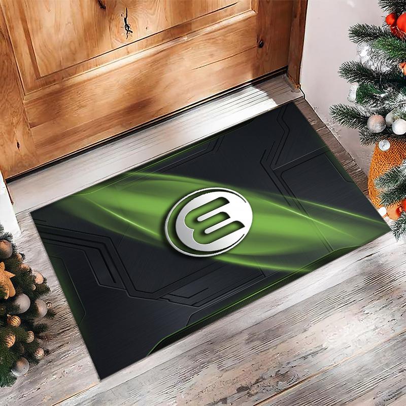 VfL Wolfsburg FC Soccer Football Pattern Soft Area Rug Non Slip Indoor Floor Carpet Sports Decor Mat for Bedroom