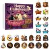 Yousheng 2025 Хэллоуин Привидение Читающее Набор Украшений 24 Дня Адвент-календарь 2D Акриловый Читающий Призрак Календарь Обратного Отсчета для Украшения Вечеринки