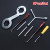 1Set Carbon Steel Impeller Removal Tool Drag Hook Handle Inner Drum Washing Machine Repair Tool Wrench Screwdriver Set