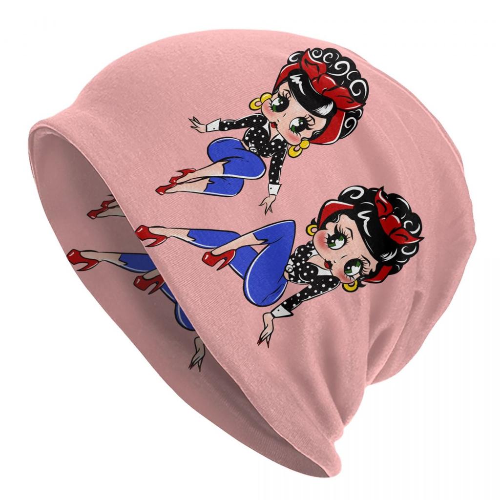 Шапки-бини с героями мультфильмов «Миссис Буп», женские шапки-бини Bettys, Новое поступление, винтажные шапки с героями мультфильмов