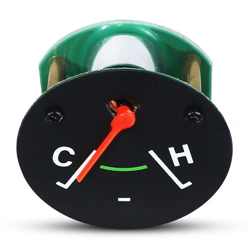 Mechanical Water Temperature Gauge Automotive 12-24V Temp Sensor Mechanical Water Temp Gauge Overheat Detection