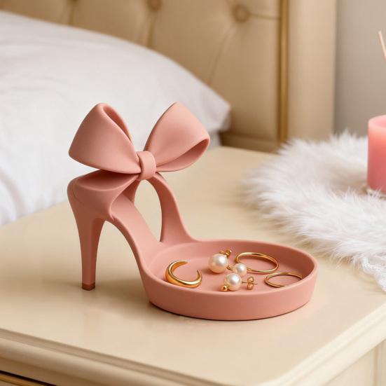 Yousheng High Heel Jewelry Stand Stiletto Design Jewelry Holder Desktop Decorative Jewelry Organizer for Rings Earrings Bracelets Dressing Table