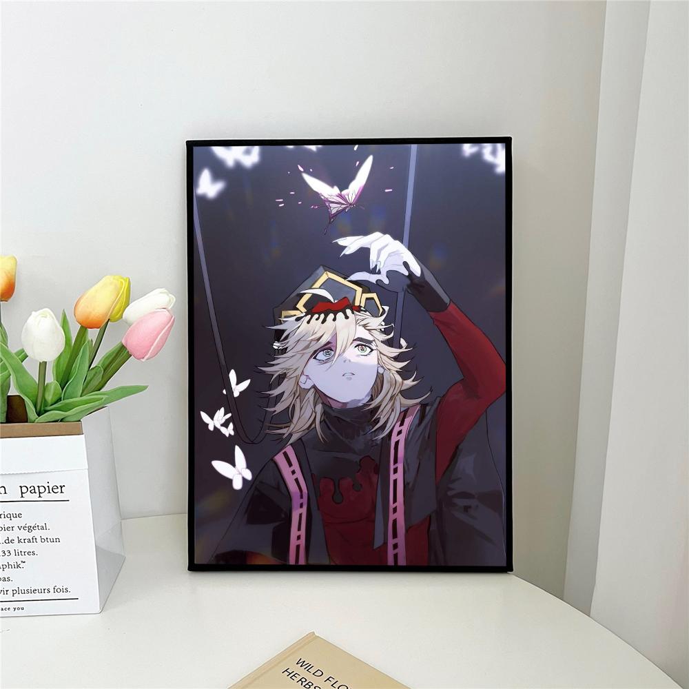 1 шт. Demon Slayer D-Douma самоклеящийся художественный постер водонепроницаемая бумажная наклейка для декора стен кофейни бара