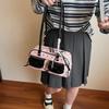 Korean Style Bow Ribbon Shoulder Bag Commuting Y2k Armpit Bag French Stick Underarm Bag  Daily