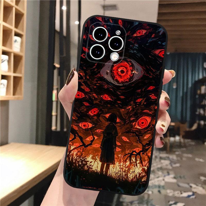 Чехол для телефона Carcasa Funda Для iPhone 17 Pro Max Air 16 15 14 13 Pro Max 15 16 Pro 15Plus Ужасы Аниме Девушка Чехол