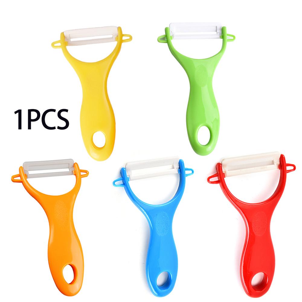1PCS Ceramic Peeler 5 Color Vegetable Fruit Peeler Kitchen Potato Carrot Cucumber Peeler Peeling Kitchen Gadgets Kid Toy