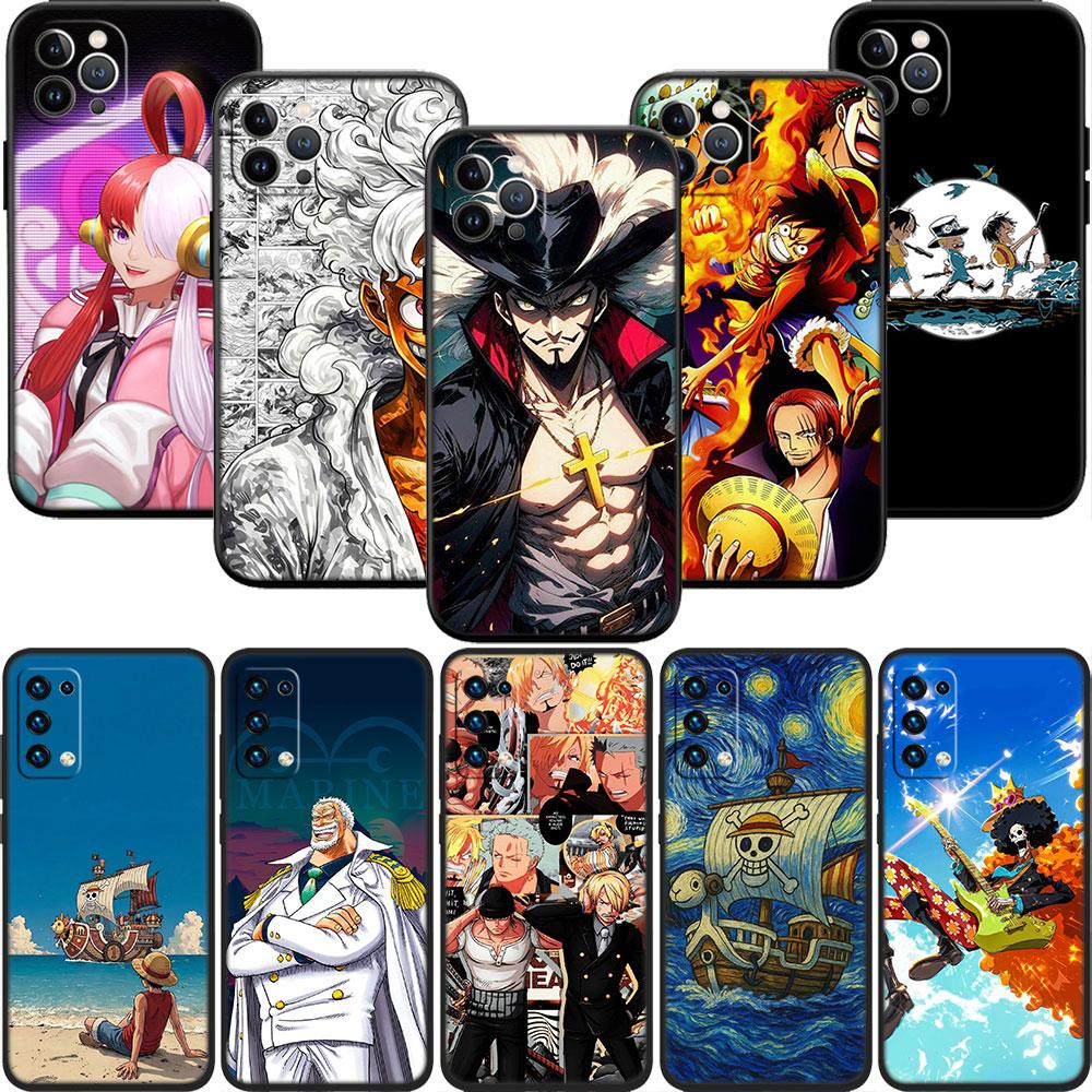 FM4 Anime One Piece Soft Shell Phone Case for OPPO A3 Pro A72 A74 A76 A77 A77S A78 A79 A94 A95 A18 A40M A58