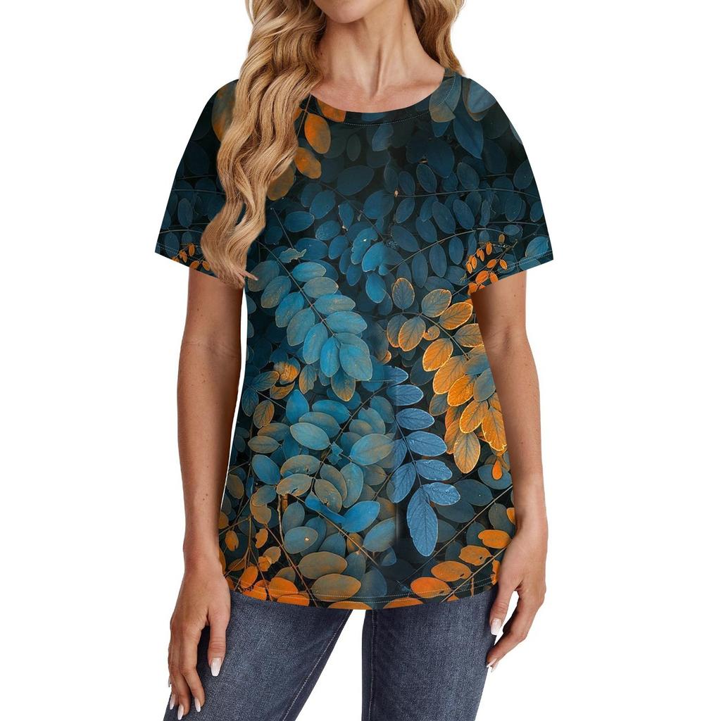 Женские футболки с коротким рукавом, милые туники с круглым вырезом, топы, базовые футболки, блузки, свободный пуловер