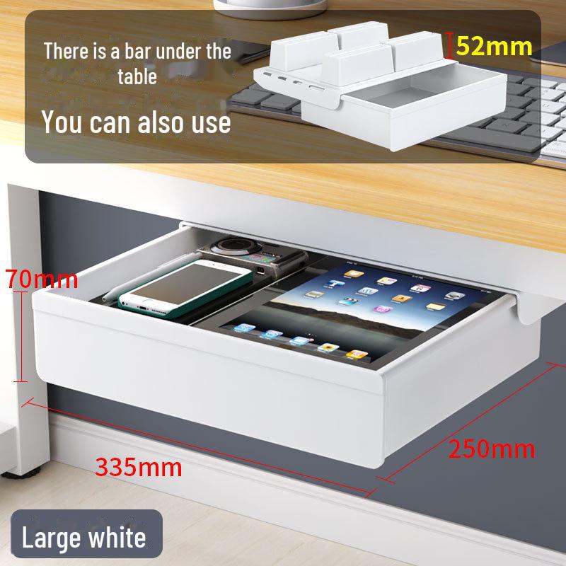 Ящик для хранения косметики под столом без перфорации