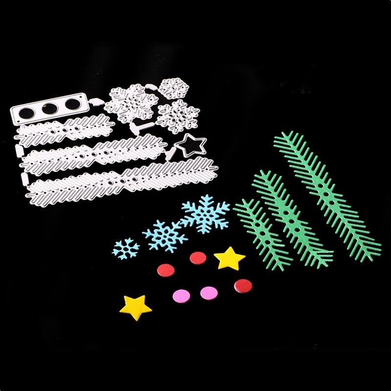 Christmas Tree Metal Die Cutting Dies Scrapbooking Embossing Folder Suit for Cutting Machine Diy Pap