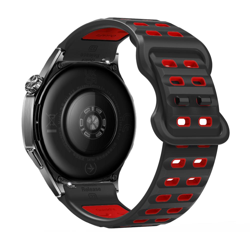 22 мм Мужской ремешок для часов Силиконовый браслет для Huawei watch GT 6 46 мм GT6Pro GT5 GT4 GT3 GT2 GT2E Аксессуары для ремешка