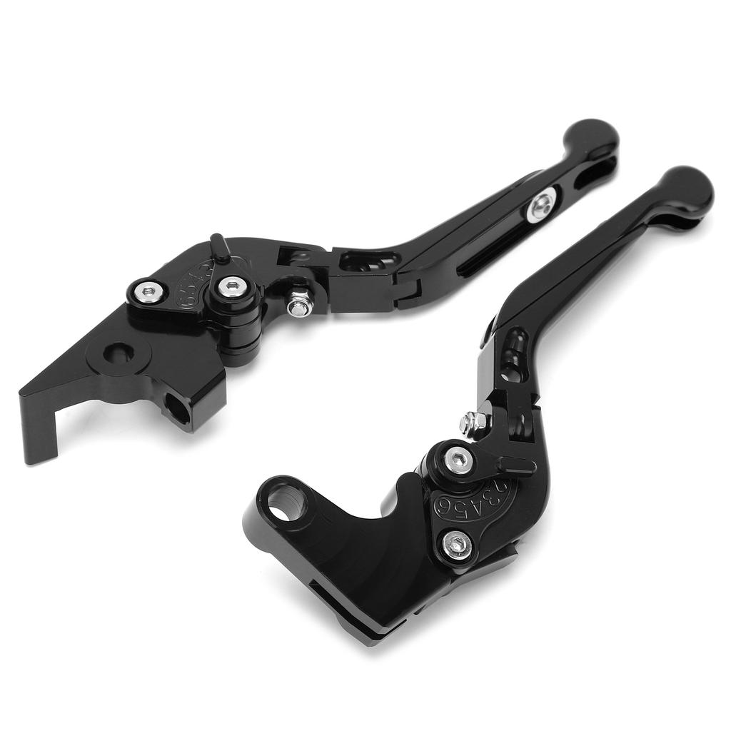 2pcs Motorcycle Brake Clutch Levers Adjustable CNC Aluminium Alloy Replacement for YAMAHA XJ6 DIVERSION 2009‑2015Black