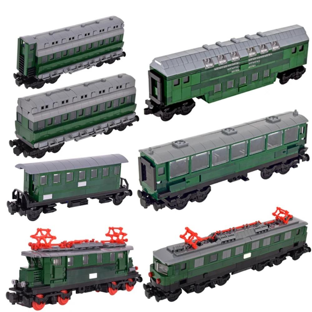 2025 НОВЫЙ MOC Город Креативная Идея Поезд Тормоз Классический Автомобиль Строительство Классический Автомобиль Блоки Кирпичи Собранные DIY Игрушки