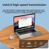 Адаптер-концентратор Type C - HDMI 3 в 1 для док-станции ТВ-проектора с портами USB