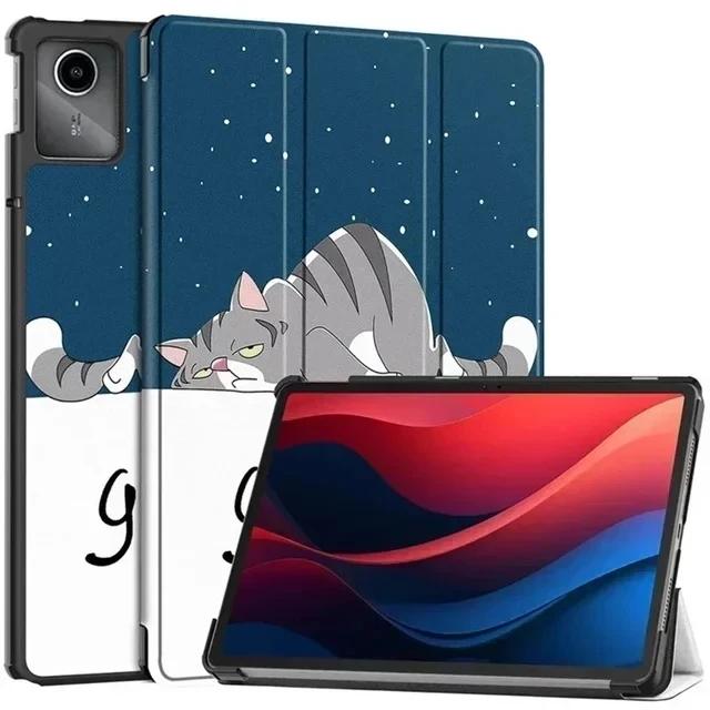 For Lenovo Tab M11 TB330FU TB331FC Xiaoxin Pad 11 2024 Tri-Folding Stand Smart Tablet Cover Funda for Xiaoxin Pad 2024 Case
