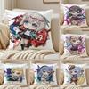 Милая Аниме BBanG Dream Its MyGO Наволочка Подушка Антиаллергенная Невидимая Молния Короткий Плюш Подушка для Дивана