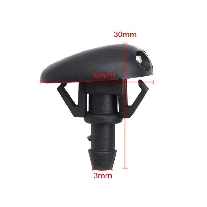2 шт. форсунка для омывателя лобового стекла автомобиля с двойными отверстиями для Nissan