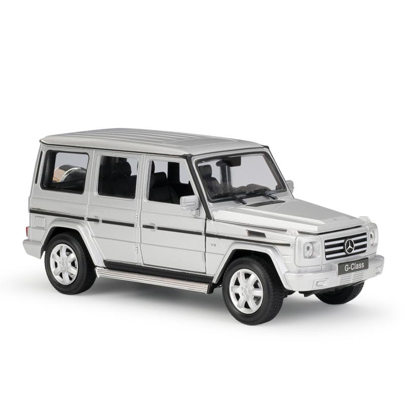 Масштаб 1/24 Welly Mercedes-Benz G-Class SUV, модель автомобиля из сплава, литье под давлением, металлические игрушечные транспортные средства, модель автомобиля, коллекция высокой имитации, детские подарки