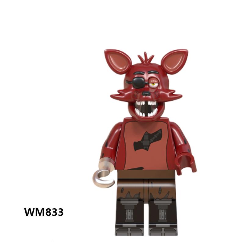 8 шт. Фигурки FNAF Игрушки Пять Ночей с Фредди Украшения Сборная Игрушка Модель DIY Игровой Периферийный Подарок на День Рождения для Детей