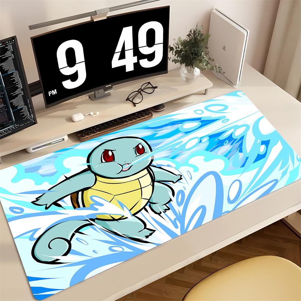 Large Kawaii Mouse Pad Laptop Non Slip Gaming Keyboard Mats Rug New Japan Anime P-pokemon Mousepad XL Gamer Cabinet elf Desk Mat
