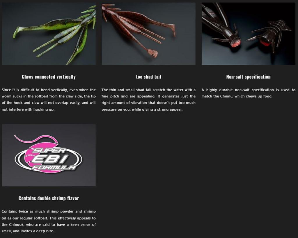 Jackall Мягкая приманка Bleeker Jimmy Shrimp 3,8 дюйма Suke Shrimp (7593)