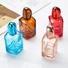 Portable Square Glass Perfume Bottles, 30ml & 50ml, Colored and Spray Dispensing