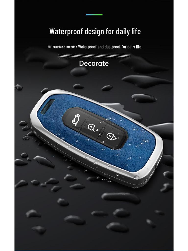 Jiangling Yuhu 7 Key Case: Fits Yusheng S350/S330, Transit, New Baodian - Metal Shell for Men