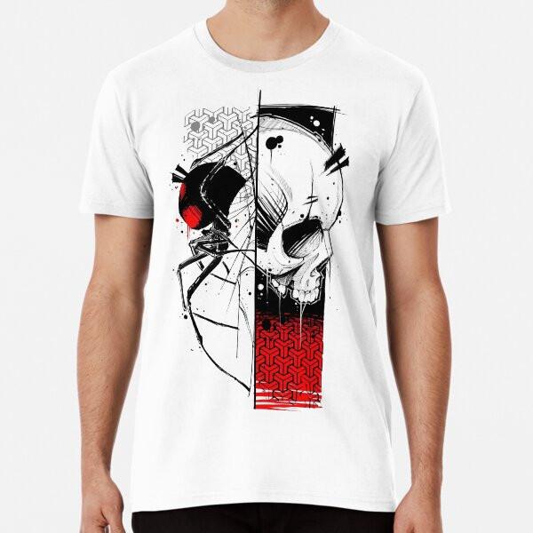Cyberpunk Skull Spider Urban Goth Style S to 5XL Made in the AU/USA T-Shirt