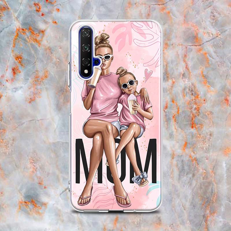 Модный детский силиконовый чехол для девочек и мальчиков для Honor 20 20S 20E 8 8A Prime 8X MAX 8C 8S 7A 7C 7S Pro