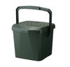 Shinki Gosei Tombo Bucket with Inner Step and 18 Moss Width 34 X Depth X Height Car Made In Japan Bucket, Storage, Chair, Stool, Lid, Liters, Green,