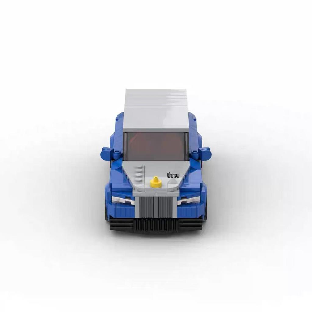 MOC Educational Building Blocks: Racing Sports Car Garage Toy for Boys