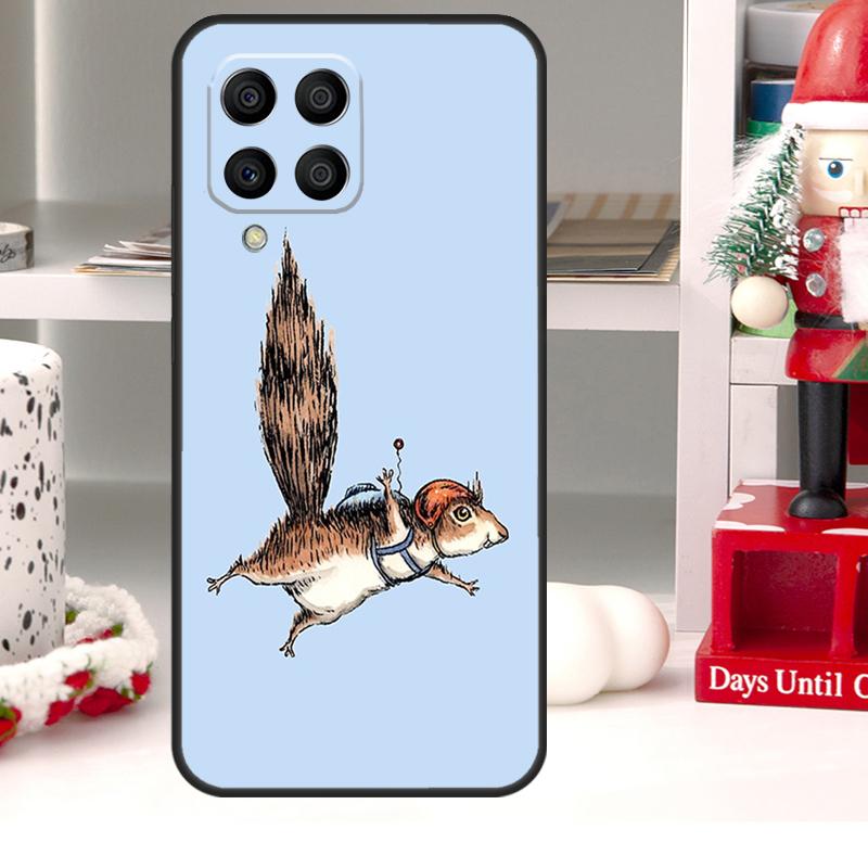 Мультяшная Белка Для Samsung Galaxy M13 M33 M53 M52 M32 M12 M14 M34 M54 M21 M31 M51 M20 M15 M55 M30s Чехол